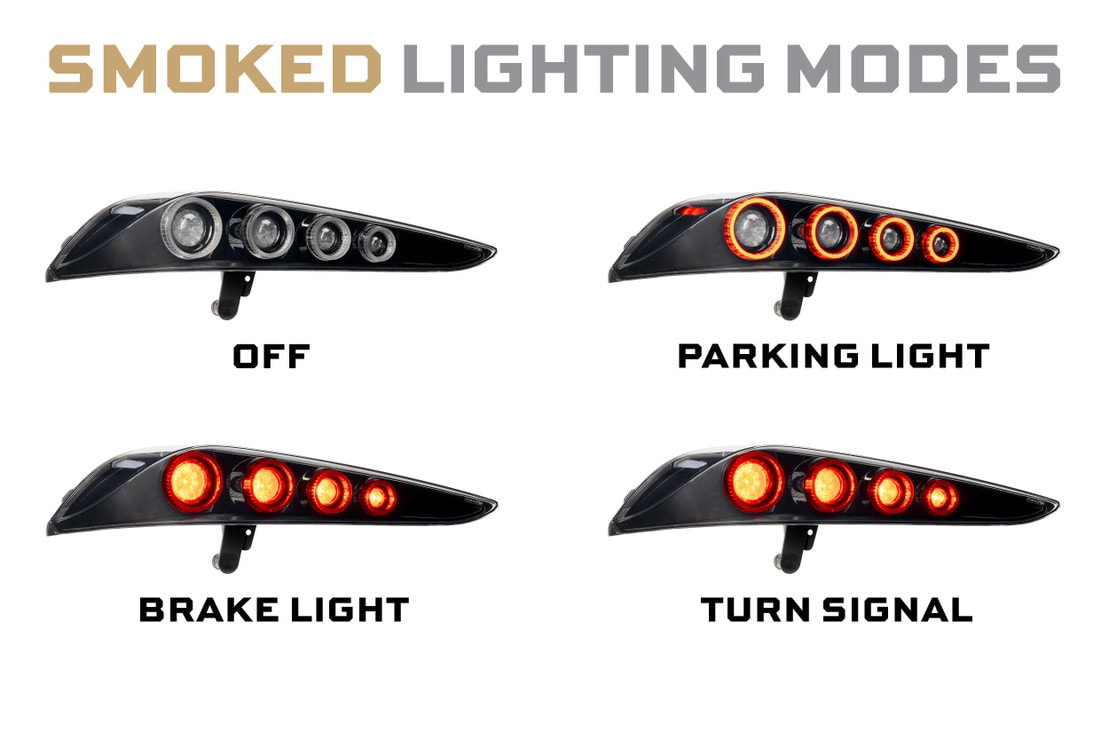 XB LED Tail Lights (Smoked) | Supra