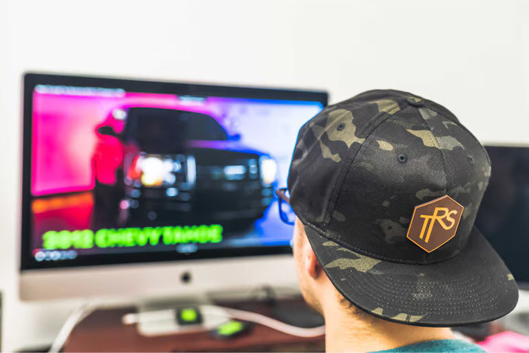 Flex Flat Bill Multi-Cam Hat