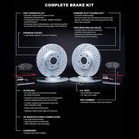 R1 Brake Kit Drilled and Slotted | Dodge Charger - LynXautoinnovate™️