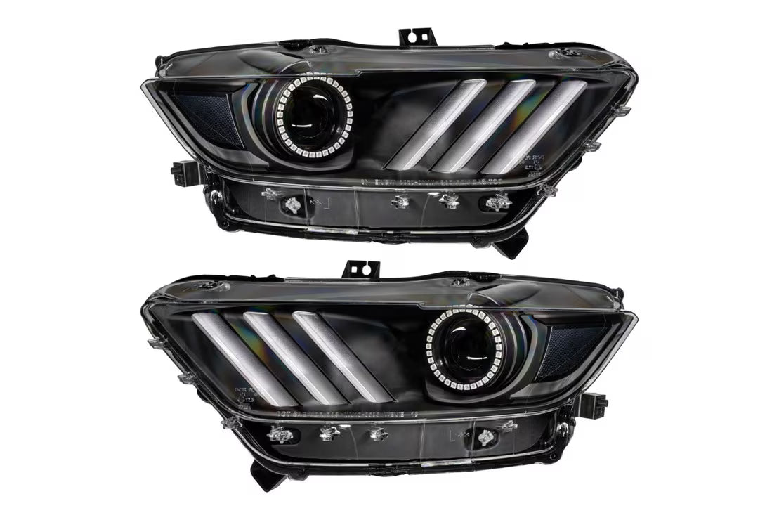 LED Halo Color Shift Headlights | Mustang
