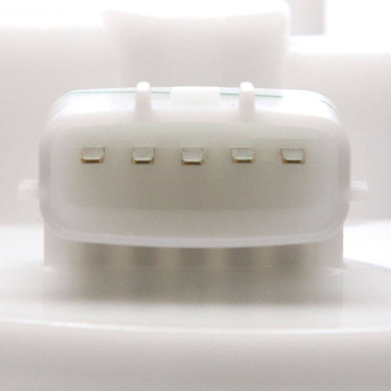 White electronic device with buttons on a white background