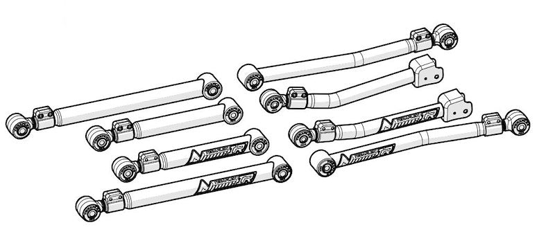 JT Alpine IR Control Arm 8 Set | Gladiator