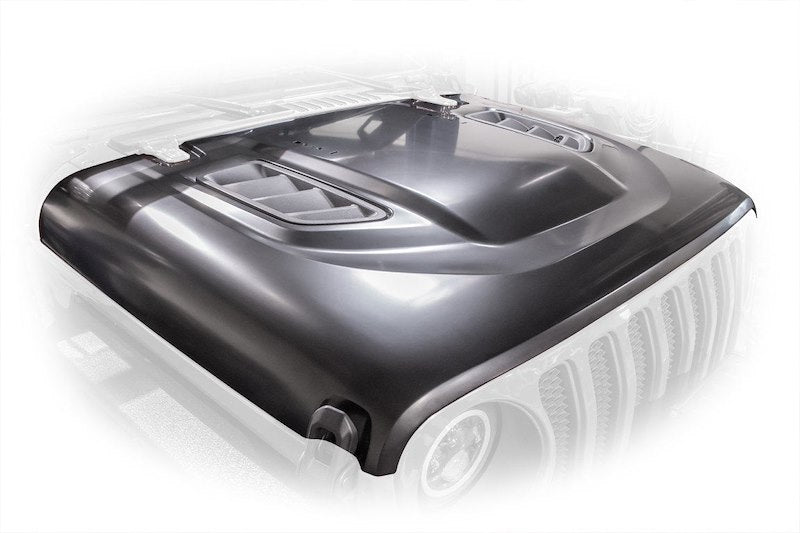 Vented Upgraded Replica Hood | Rubicon