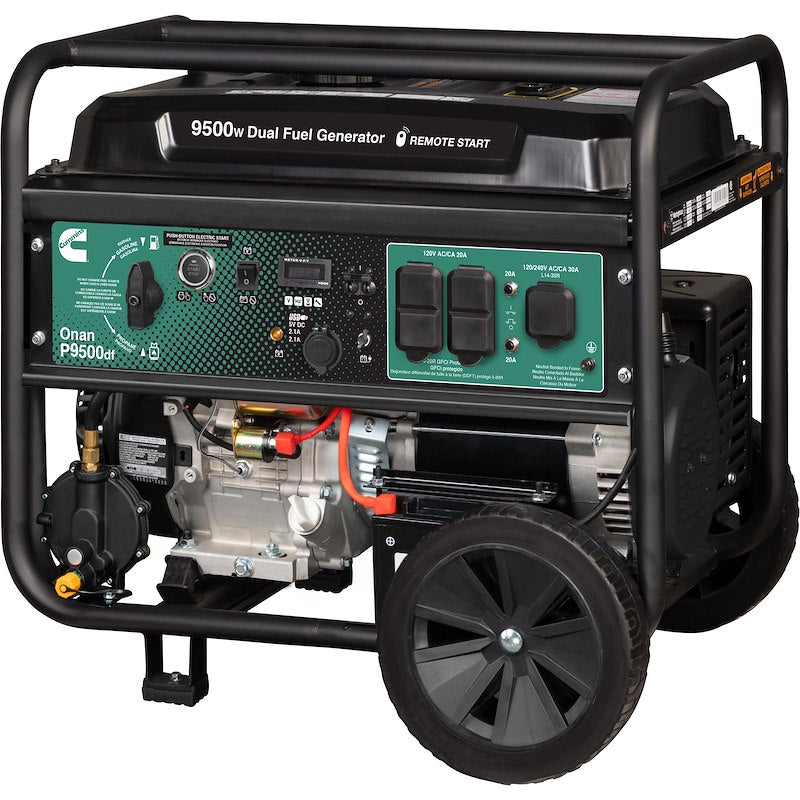 Dual Fuel Portable Generator | 9500 Watt