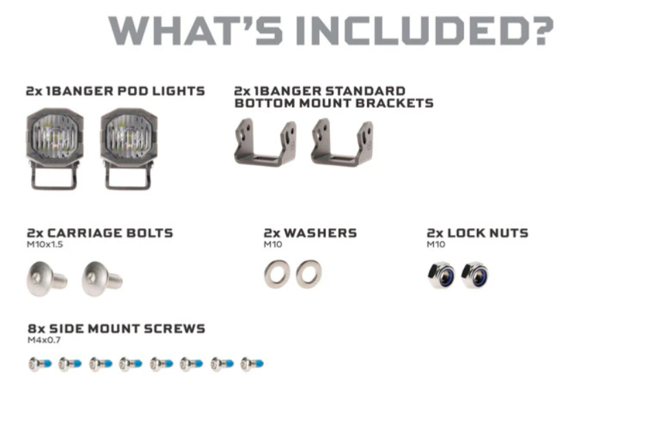 HXB 1 Banger LED Pods - LynXautoinnovate™️