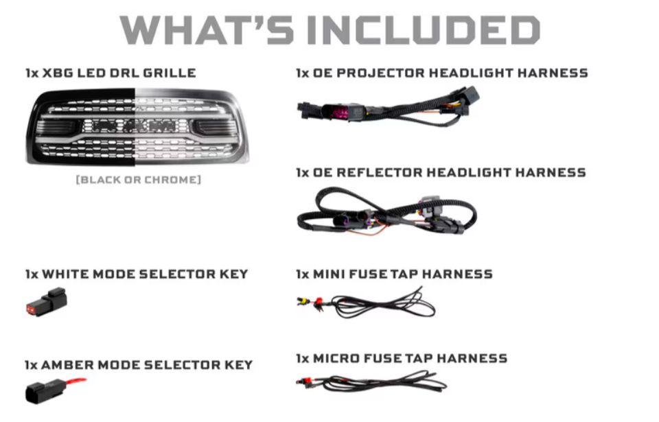 XBG LED Grille | Ram HD - LynXautoinnovate™️