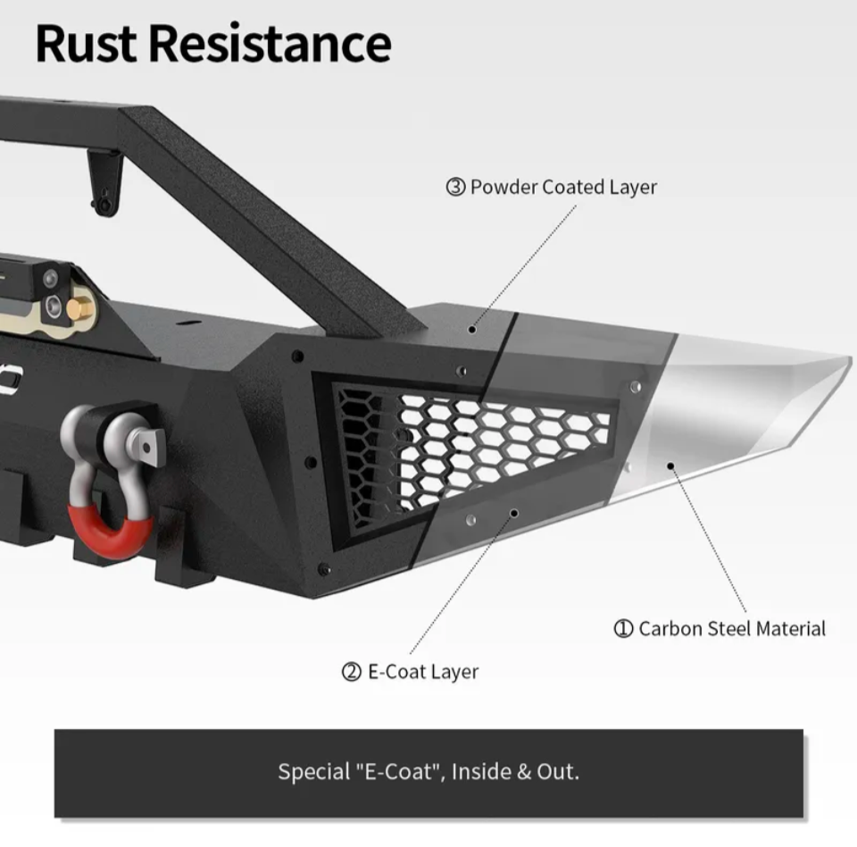 Rock Crawler Front Bumper | Wrangler - LynXautoinnovate™️