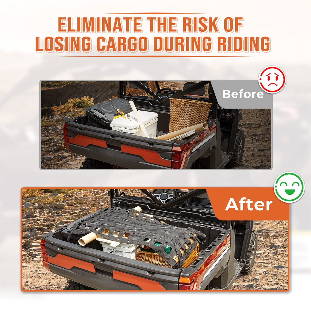 HD Bed Cargo Net | UTV