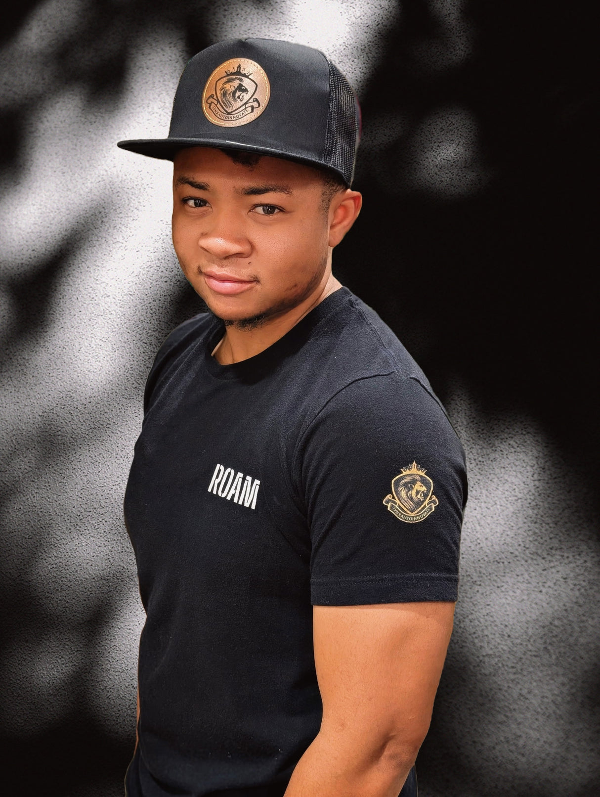 NOIR BRIMM Black Flat Bill Snapback