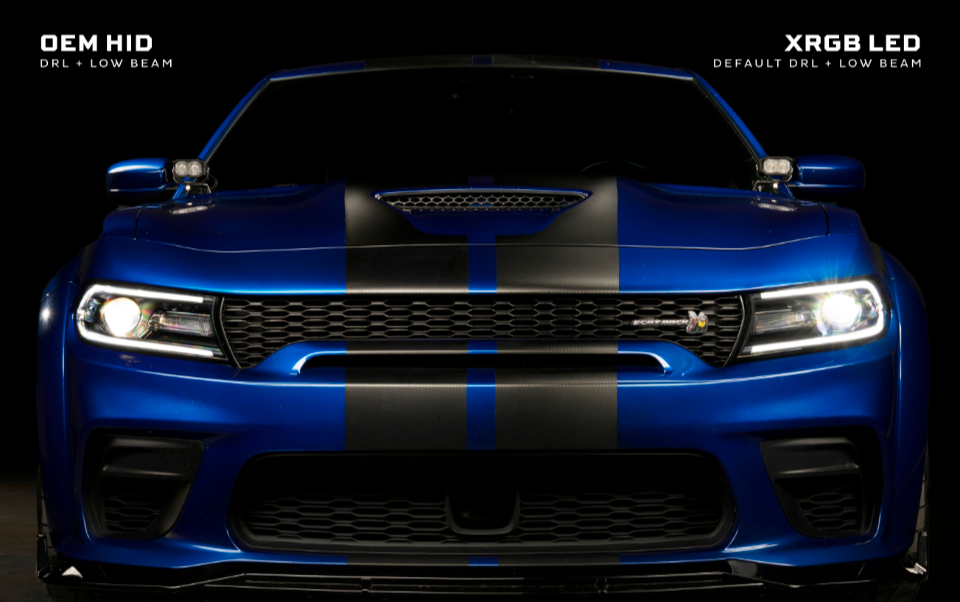 XRGB LED Headlights | Charger