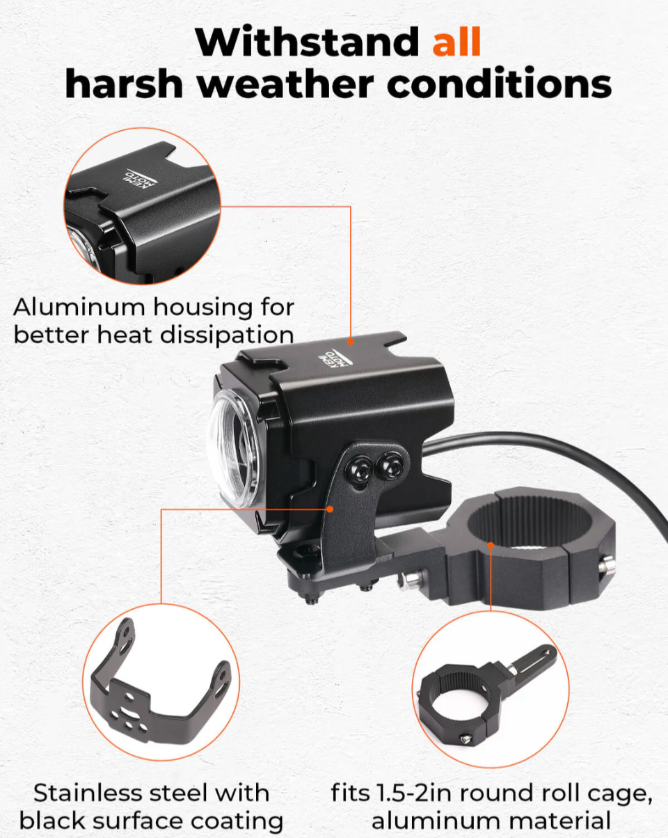 Whip-less Spot Beam Lights| Can-am - LynXautoinnovate™️