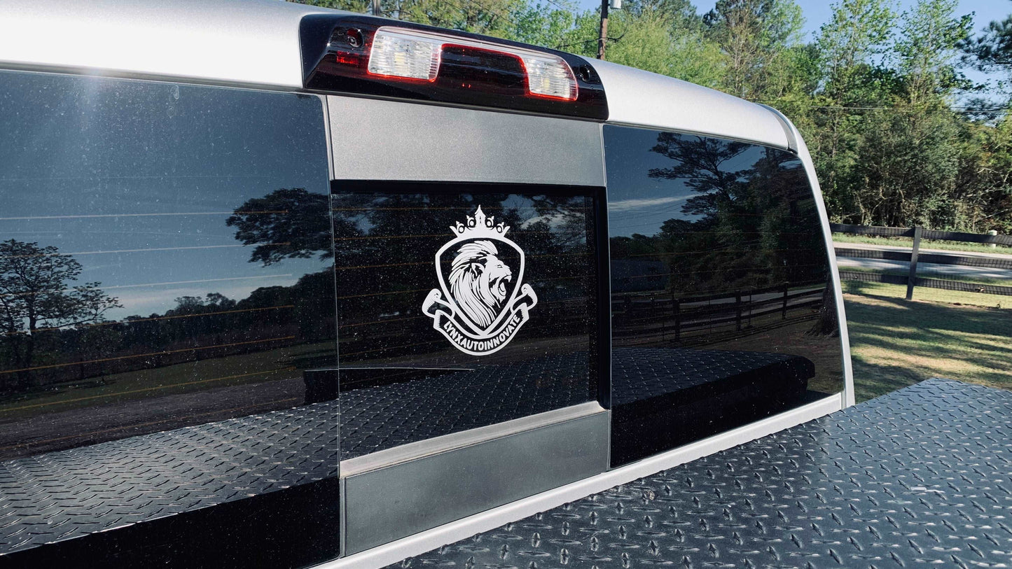 Lion Crescent Decal 5X5 - from LynXautoinnovate  - Just $7! 