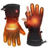 Heated Gloves w/ Magnetic Finger Flap