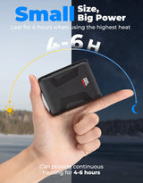 Heated Gloves w/ Magnetic Finger Flap