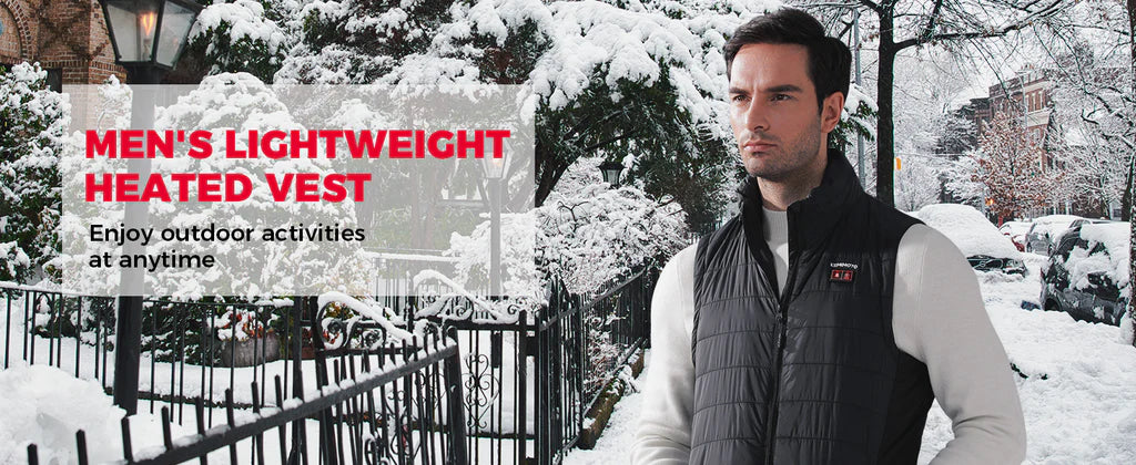 Heated Vest with Hood | Black