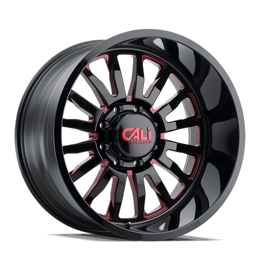Cali Off Road SUMMIT Black Milled Red