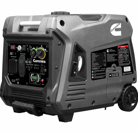 Cummins portable generator on a white background