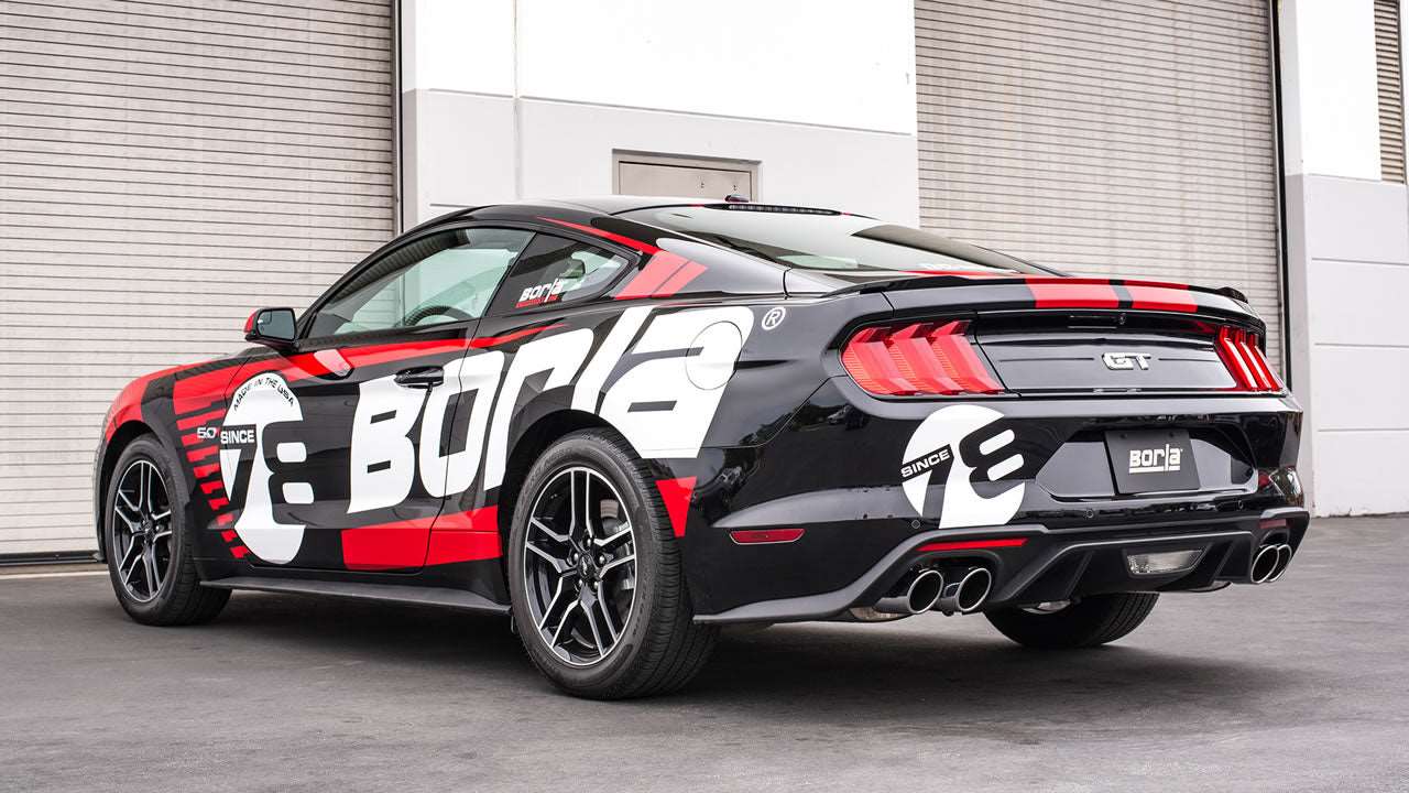 Borla ATAK Exhaust system W/black Exhaust Tips| Mustang 500 - from LynXautoinnovate  - Just $2069.99! 