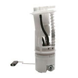 White mechanical component with springs and a cable on a white background