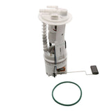 Fuel pump assembly with a gasket on a white background