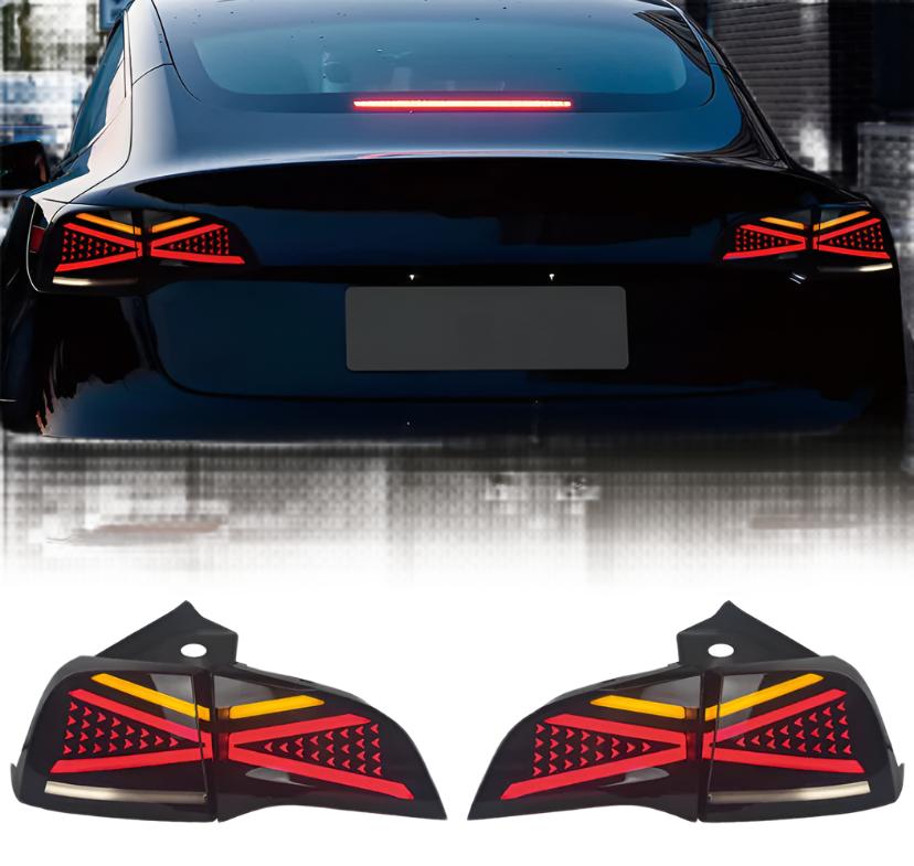 lynxautoinnovate.com,LynXautoinnovate ,Telsa Model 3&Y Smoked LED Tail Lights