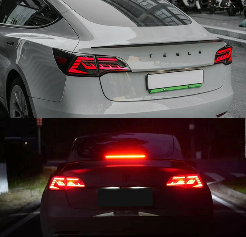 Smoked LED Tail lights| Telsa Y - from LynXautoinnovate  - Just $699.99! 