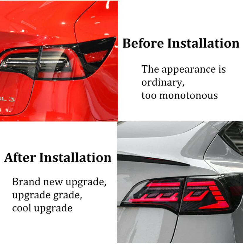 Smoked LED Tail lights| Telsa Y - from LynXautoinnovate  - Just $699.99! 