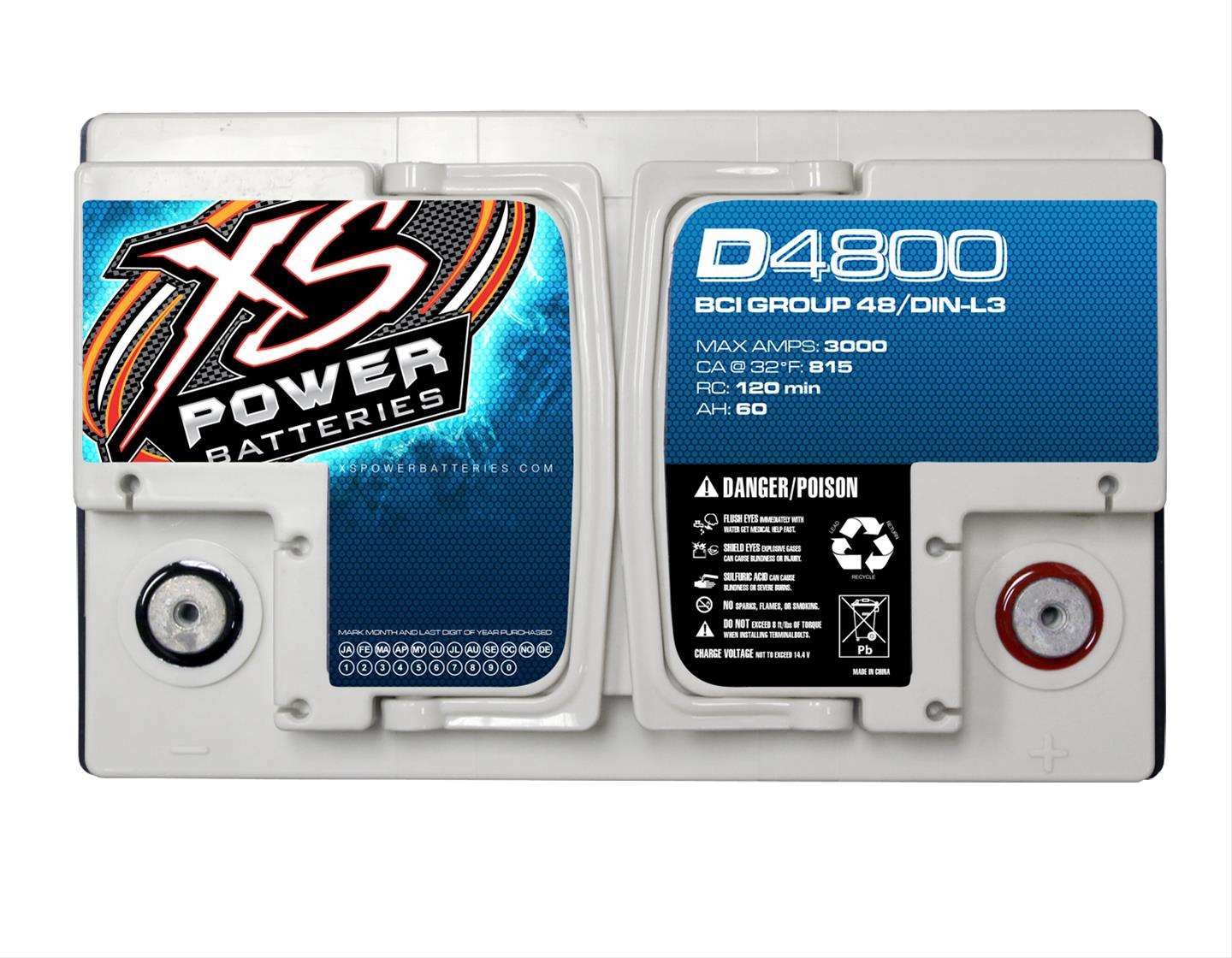 XS Power D4800/GRP 48 Battery - from LynXautoinnovate  - Just $407.19! 