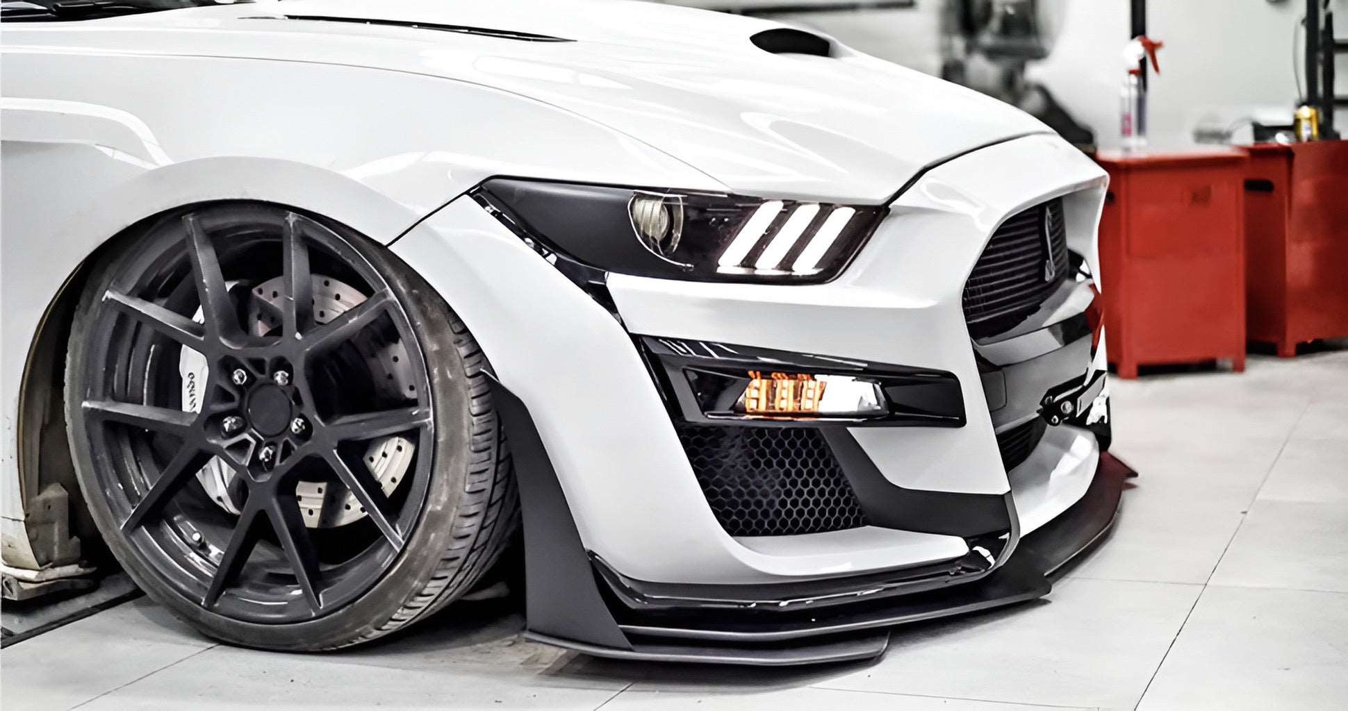 Front Bumper Conversion 15'-17 Ford Mustang - from LynXautoinnovate  - Just $1399.99! 