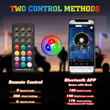 4-8 Pod RGB Light Kit and Whip Lights