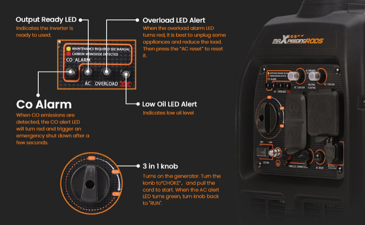 Gas 3500 Watt portable generator - from LynXautoinnovate  - Just $679! 