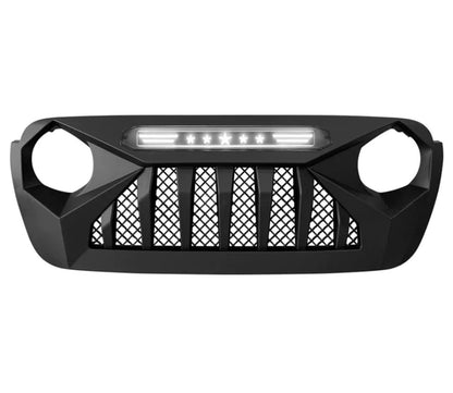 Demon Grille w/Blue Star Lights | Jeep Wrangler - from LynXautoinnovate  - Just $229.99! 